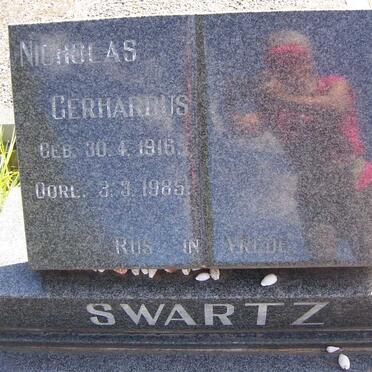 SWARTZ Nicholas Gerhardus 1916-1985