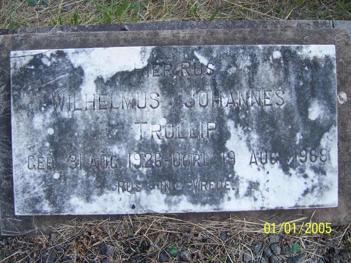 TROLLIP Wilhelmus Johannes 1926-1968