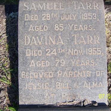 TARR Samuel -1953 &amp; Davina -1955