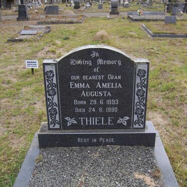 THIELE Emma Amelia Augusta 1893-1990