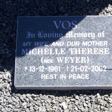 VOS Michelle Therese nee WEYER 1961-2002