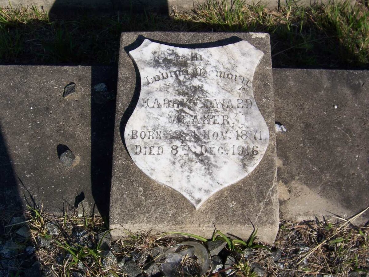 WEAKER Harry Edward 1871-1916