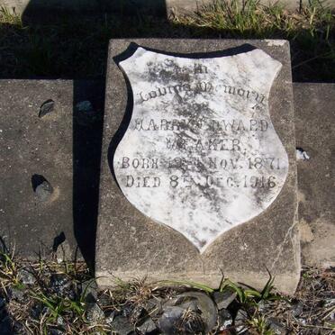 WEAKER Harry Edward 1871-1916