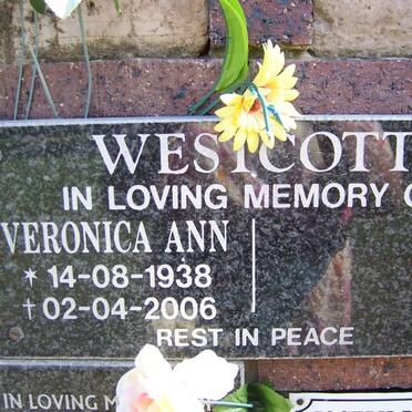 WESTCOTT Veronica Ann 1938-2006