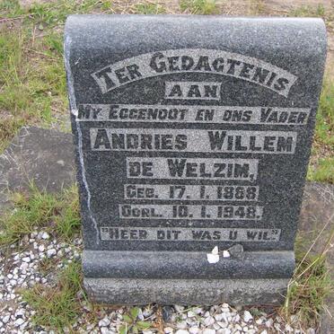 WELZIM Andries Willem, de 1888-1948