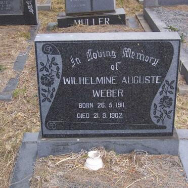 WEBER Wilhelmine Auguste 1911-1982