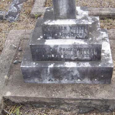 WEBBER Kathleen nee PROCTOR -1923