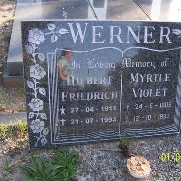 WERNER Hilbert Friedrich 1911-1993 &amp; Myrtle Violet 1905-1982