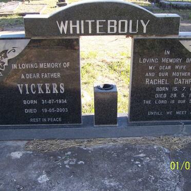 WHITEBOUY Vickers 1934-2005 &amp; Rachel Cathrine 1936-1994