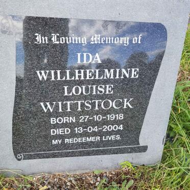 WITTSTOCK Ida Wilhelmine Louise 1918-2004