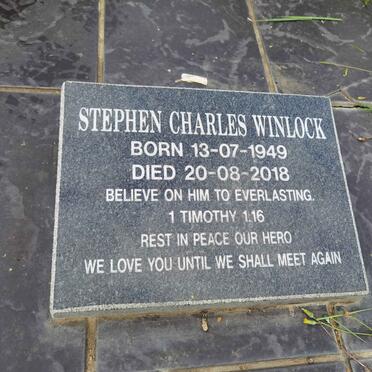 WINLOCK Stephen Charles 1949-2018
