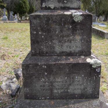 WOOD Florence -1900 :: WOOD Fabian Russell Haroc? -1901