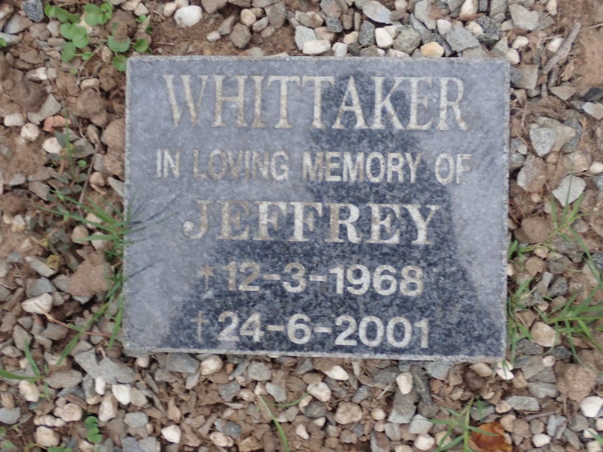 WHITTAKER Jeffrey 1968-2001