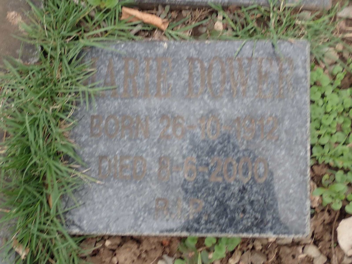 DOWER Marie 1912-2000