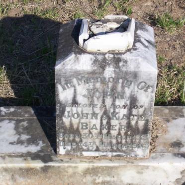 BAKER John 1915-1916