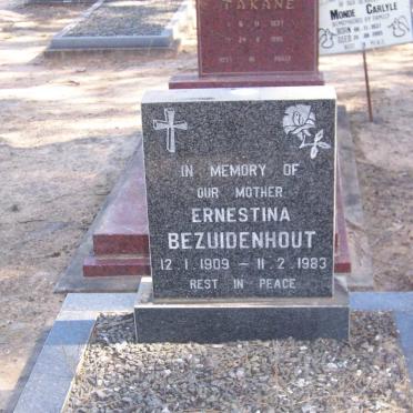 BEZUIDENHOUT Ernestina 1909-1983