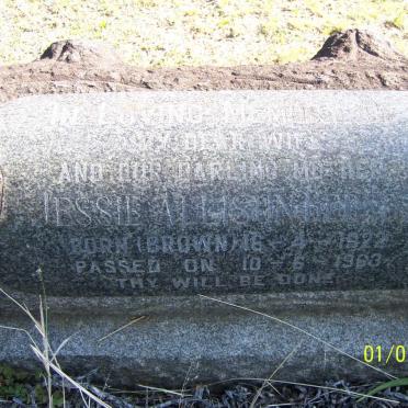 BERNDT Jessie Allison born BROWN 1922-1963