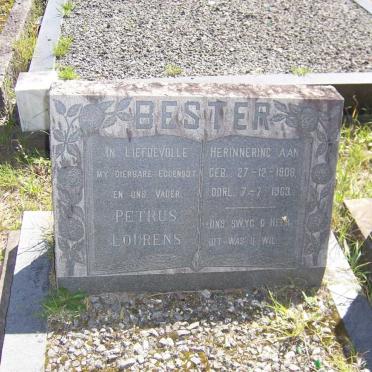 BESTER Petrus Lourens 1908-1963