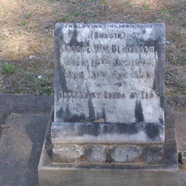 BLUMRICK George W.M. 1903-1920
