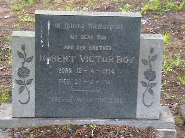 BOY Robert Victor 1934-1961