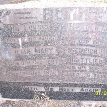 BOY Friedrich Carl Gottlieb -1955 &amp; Lilian Mary 1893-1974