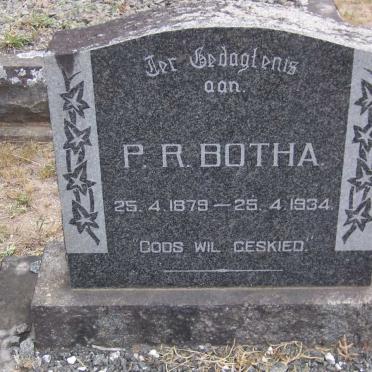 BOTHA P.R. 1879-1934