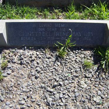 BOY Christobel Irene May 1905-1965