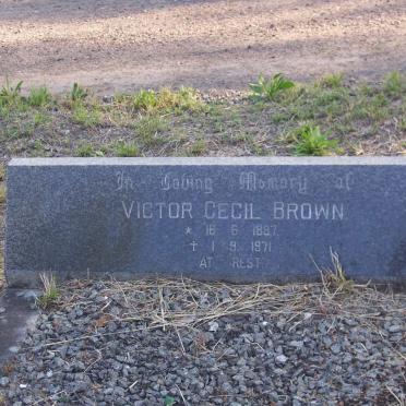BROWN Victor Cecil 1897-1971