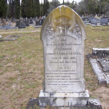 COETZEE Francois Christiaan 1883-1919