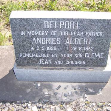 DELPORT Andries Albert 1896-1952