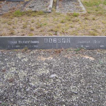 DOBSON Thomas Wilfred Harris 1883-1968 &amp; Susannah RIGBY 1881-1966