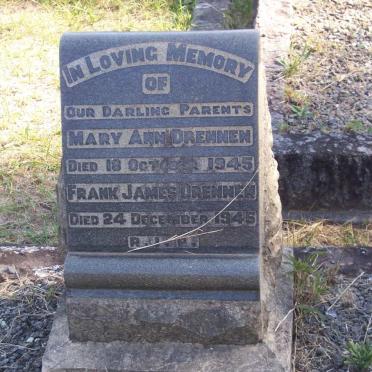 DRENNAN Frank James ?-1945 &amp; Mary Ann ?-1945