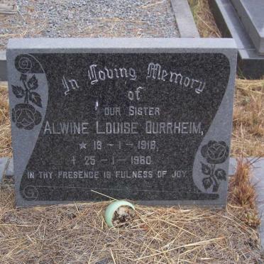 DURRHEIM Alwine Louise 1918-1980