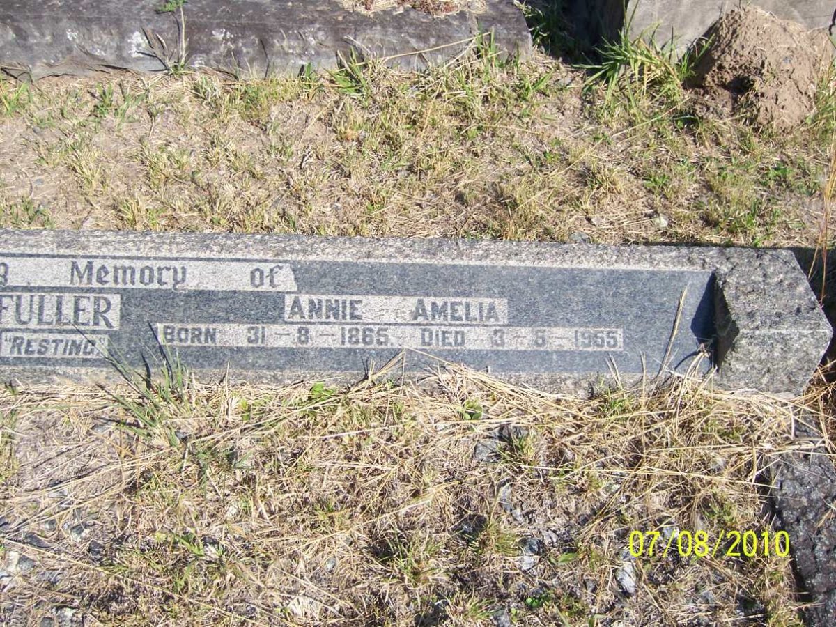 FULLER Annie Amelia 1865-1955