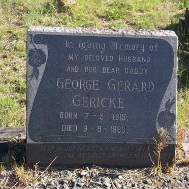 GERICKE George Gerard 1915-1963