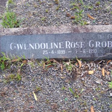 GROBLER Gwendoline Rose 1899-1990