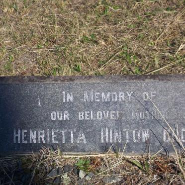 GROSS Henrietta Hinton