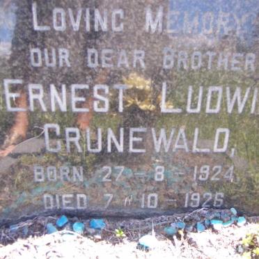 GRUNEWALD Ernest Ludwig 1924-1926