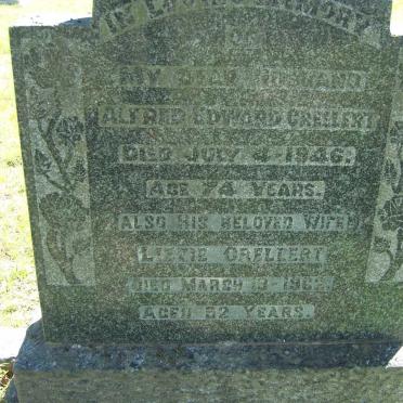 GRELLERT Alfred Edward -1946 &amp; Lizzie -1962