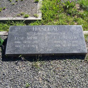 HASELAU C.F. Martin 1889-1965 &amp; Elsie Sophie 1890-1972