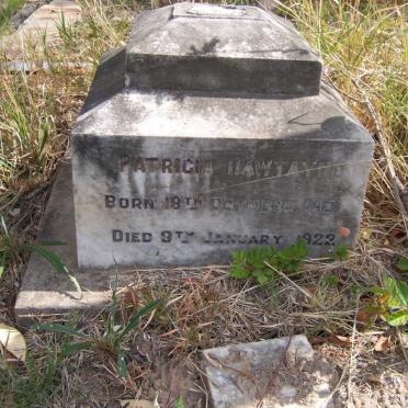 HAWTAYNE Patricia 1921-1922