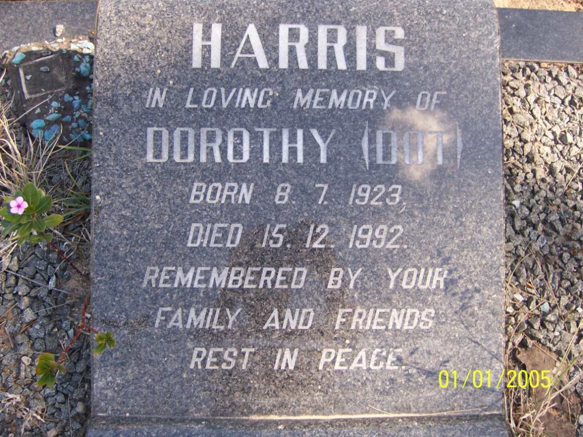 HARRIS Dorothy 1923-1992