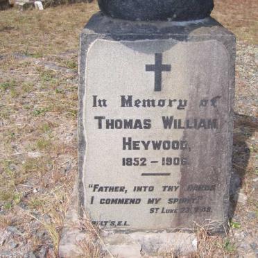 HEYWOOD Thomas William 1852-1906