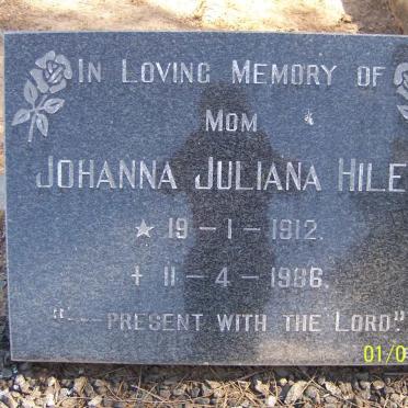 HILES Johanna Juliana 1912-1986