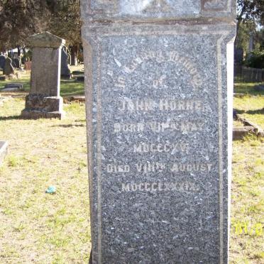 HORNE John 1815-1889