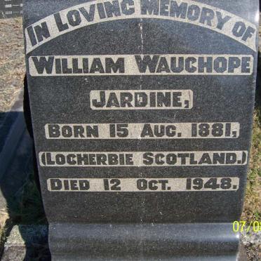 JARDINE William Wauchope 1881-1948