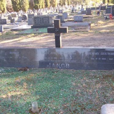 JACOB Heinrich 1901-1994 &amp; Maria Josephine MENNICKEN 1910-1991 :: JACOB Rosemary Gertrude Elizabeth 1950-1970