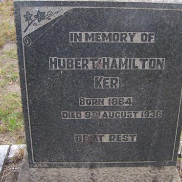 KER Hubert Hamilton 1864-1936