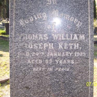 KETH Thomas William Joseph -1923