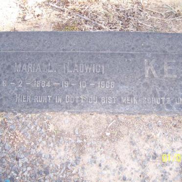KETH Adam H.J. 1881-1968 &amp; Maria L. LADWIG 1884-1968 